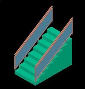 Staircase 3D DWG Model for AutoCAD