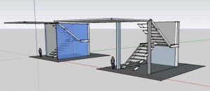 Staircase Design 3D SKP Model for SketchUp | DesignsCAD