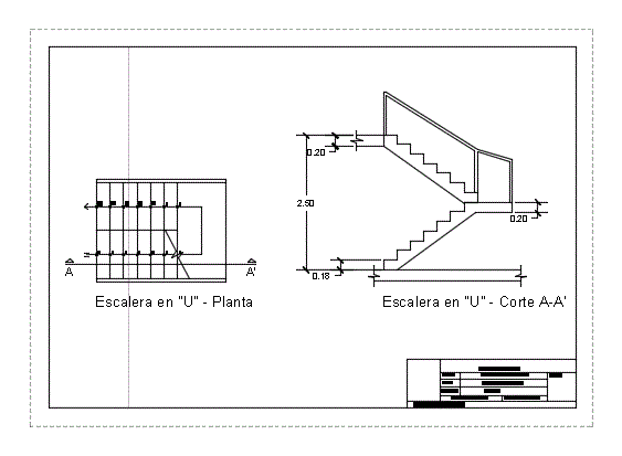 staircase autocad file