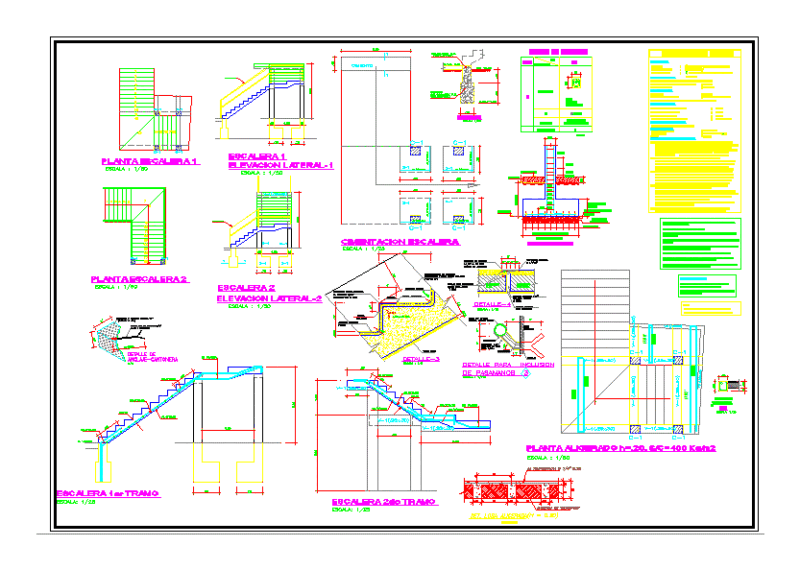 Staircase In L DWG Detail for AutoCAD