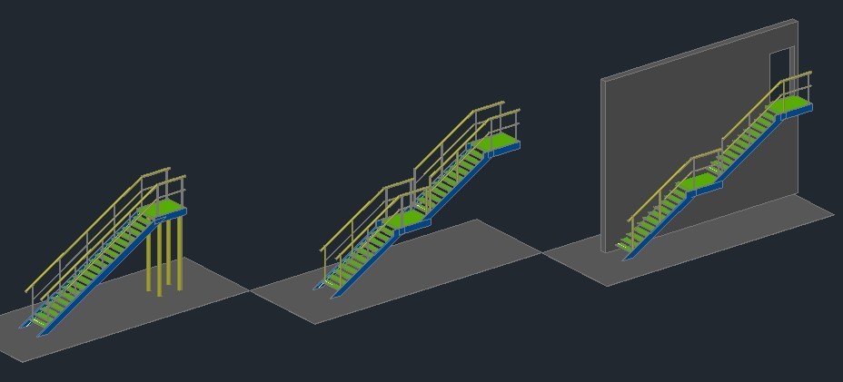 Проект лестницы в 3д