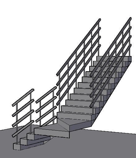 Stairs 3D DWG Model for AutoCAD • Designs CAD