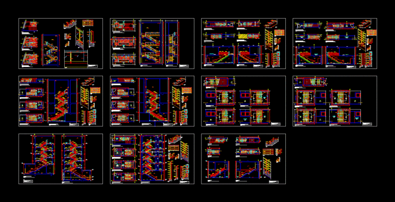 Stairs Details DWG Detail for AutoCAD