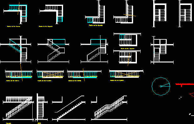 Stairs Drawings DWG Block for AutoCAD  Designs CAD