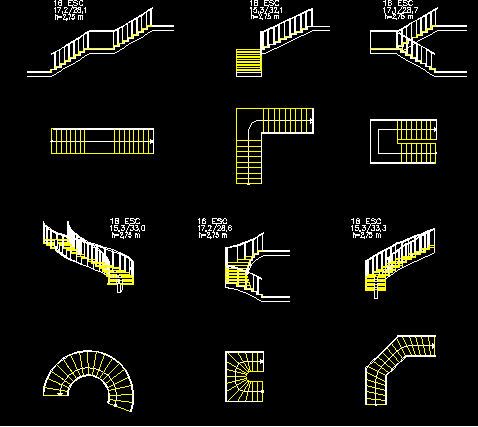 Stairs DWG Block for AutoCAD  Designs CAD