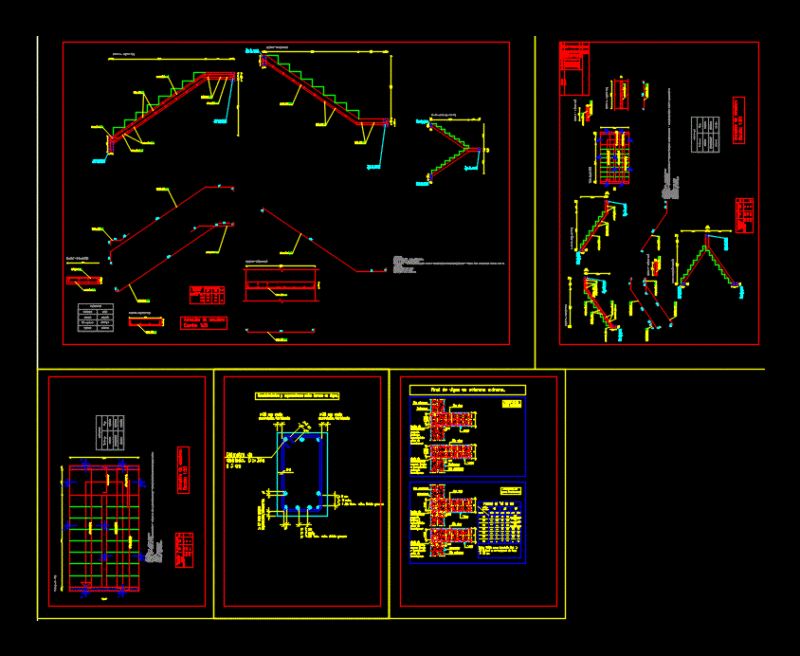 Stairs DWG Block for AutoCAD
