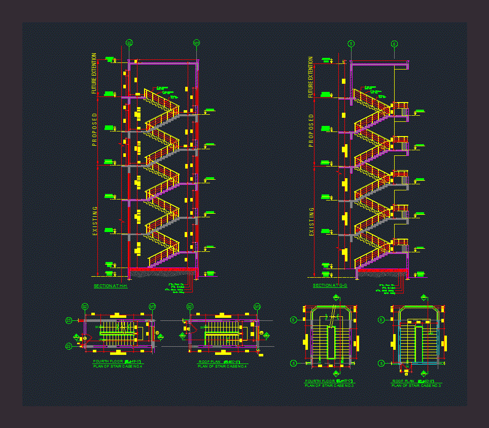 Stairs Free Cad Blocks