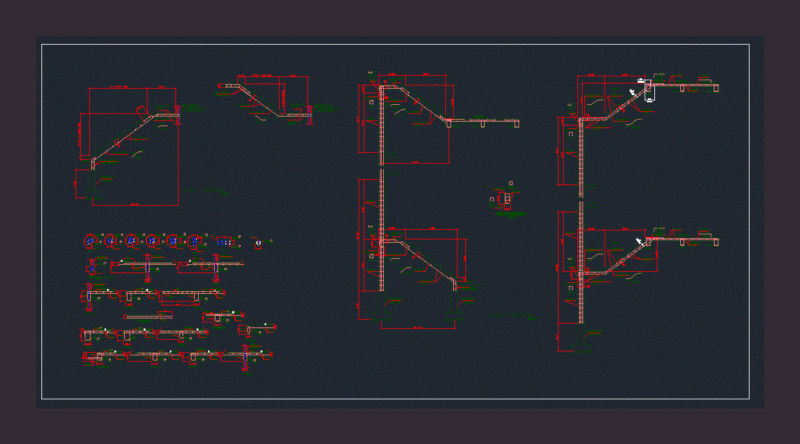 Stairs DWG Detail for AutoCAD