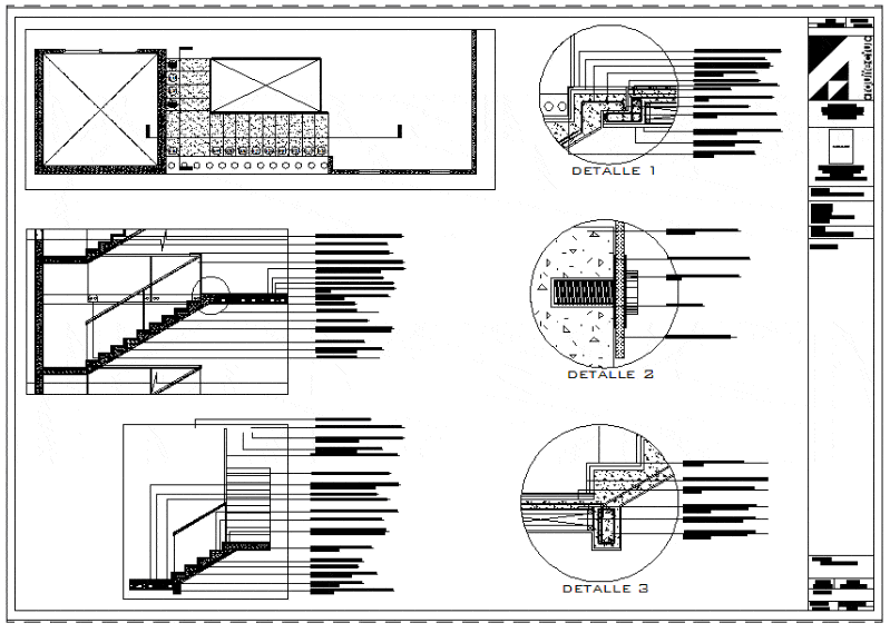 Stairs DWG Detail for AutoCAD • Designs CAD