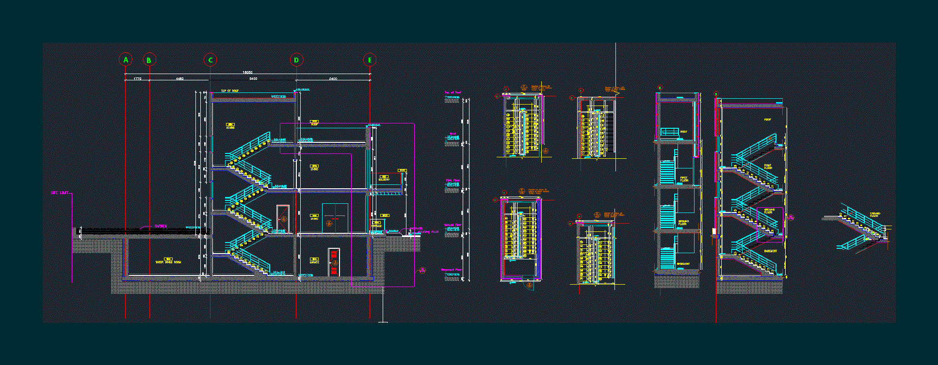 Стеллаж autocad