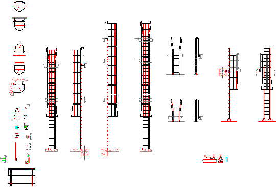 Stairway Details DWG Detail for AutoCAD • Designs CAD