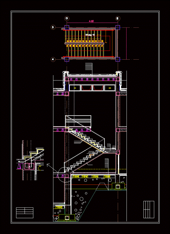 Stairwell – Lifting DWG Detail for AutoCAD