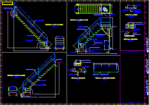 Эскалатор чертеж dwg