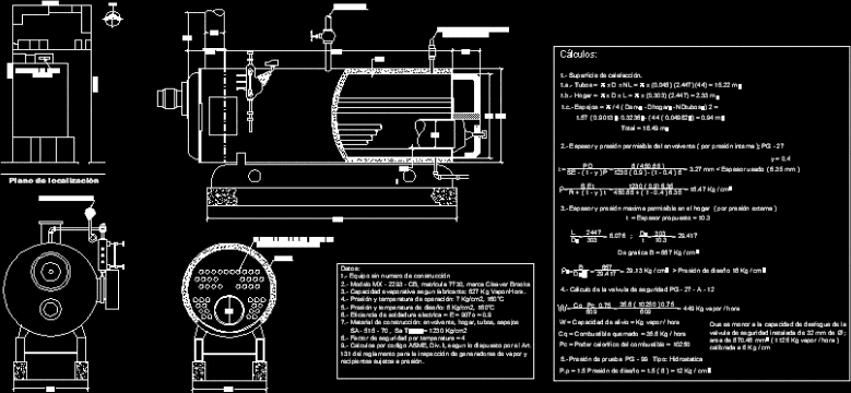 Steam Boiler Details DWG Detail for AutoCAD • Designs CAD