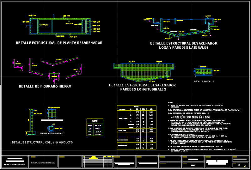 Storage Tank Water DWG Detail for AutoCAD