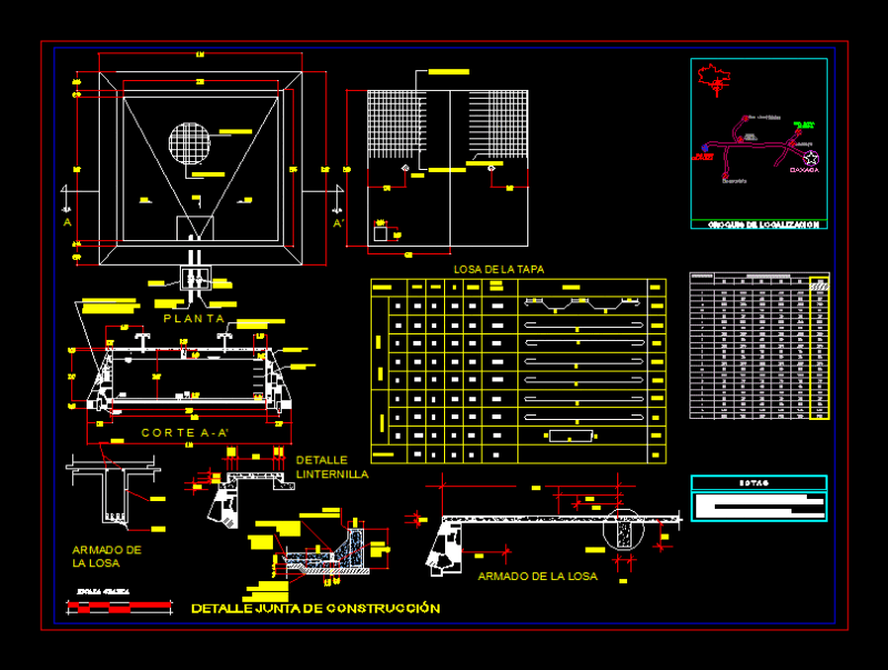 Storage Water Tank DWG Block for AutoCAD