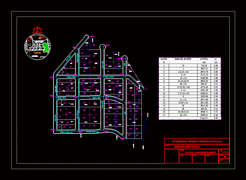 Storm Sewer DWG Block for AutoCAD