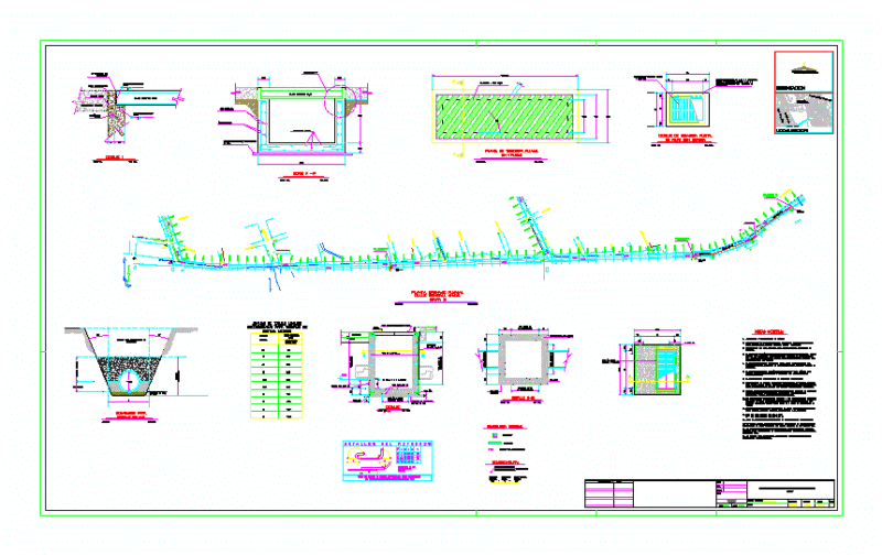 Storm Water Drainage DWG Block for AutoCAD