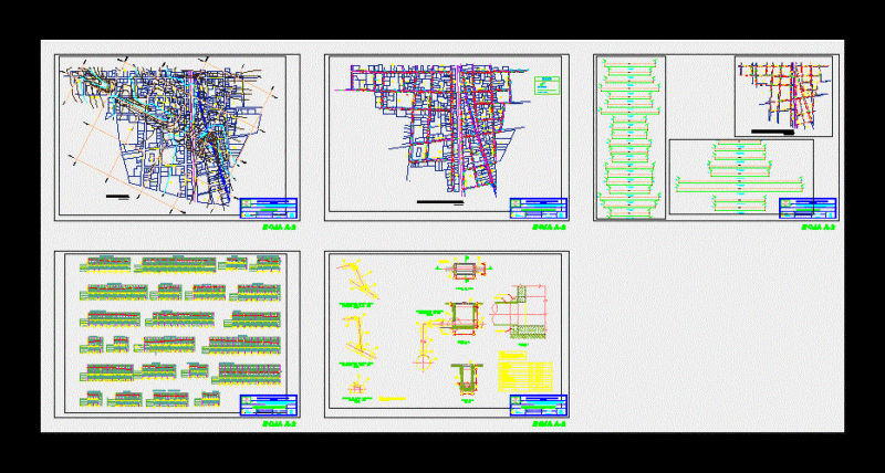 Stormwater Drainage DWG Detail for AutoCAD