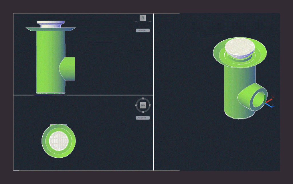 Strainer 3D DWG Model for AutoCAD