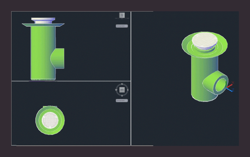 Strainer 3D DWG Model for AutoCAD