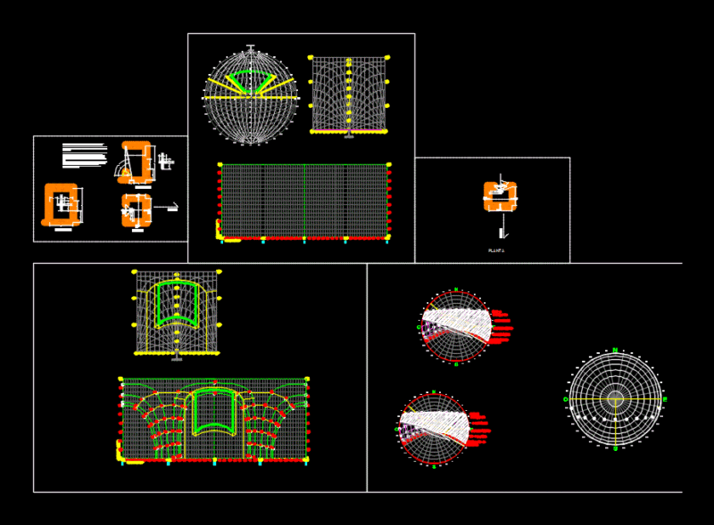 Sun Shades DWG Full Project for AutoCAD