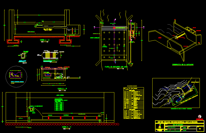 Surface Water Uptake DWG Block for AutoCAD