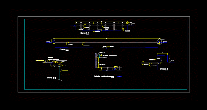 Swimming DWG Detail for AutoCAD