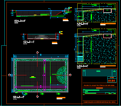 Swimming Pool Details DWG Detail for AutoCAD • Designs CAD