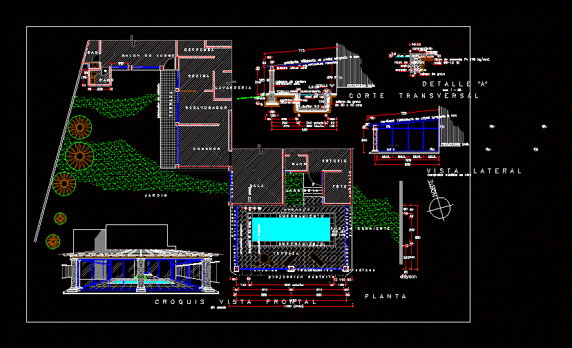 Swimming Pool DWG Block for AutoCAD • Designs CAD