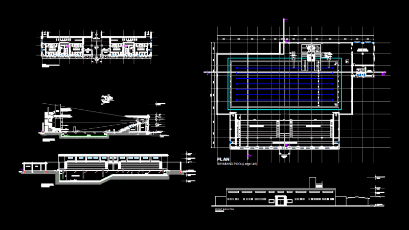 Swimming Pool DWG Plan for AutoCAD