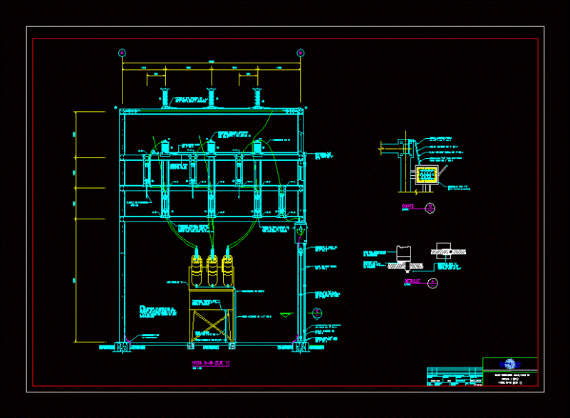 Switch Connection DWG Block for AutoCAD