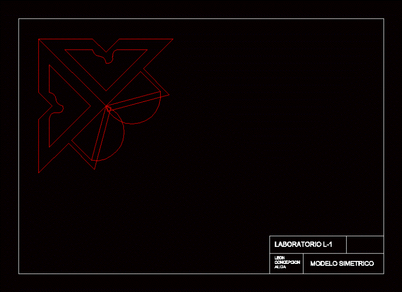 Symmetries DWG Block for AutoCAD