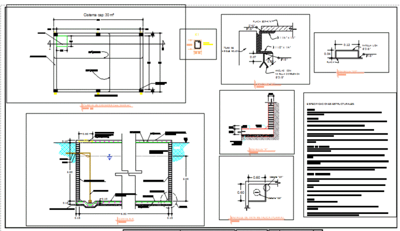 Tank 30 M3 3D DWG Plan for AutoCAD