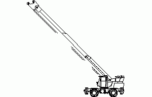 Telescopic Crane DWG Block for AutoCAD