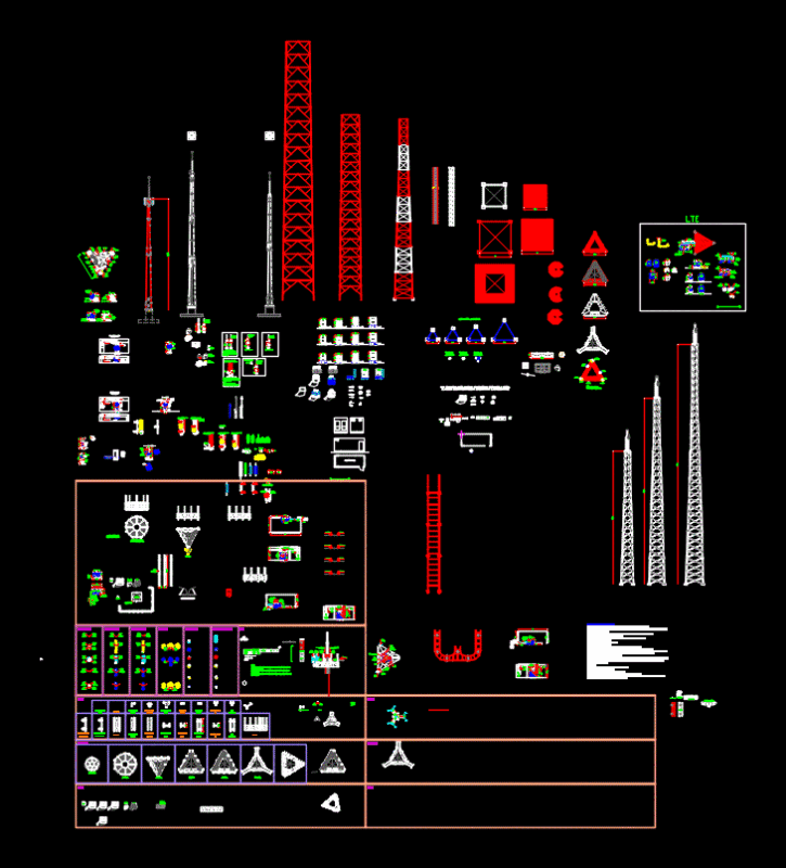 Templates DWG Block for AutoCAD