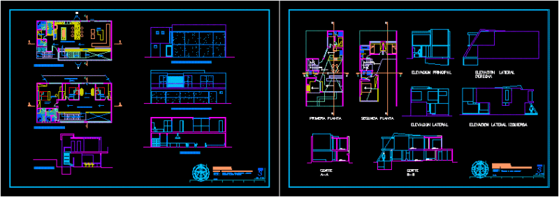 Temporary Housing DWG Block for AutoCAD