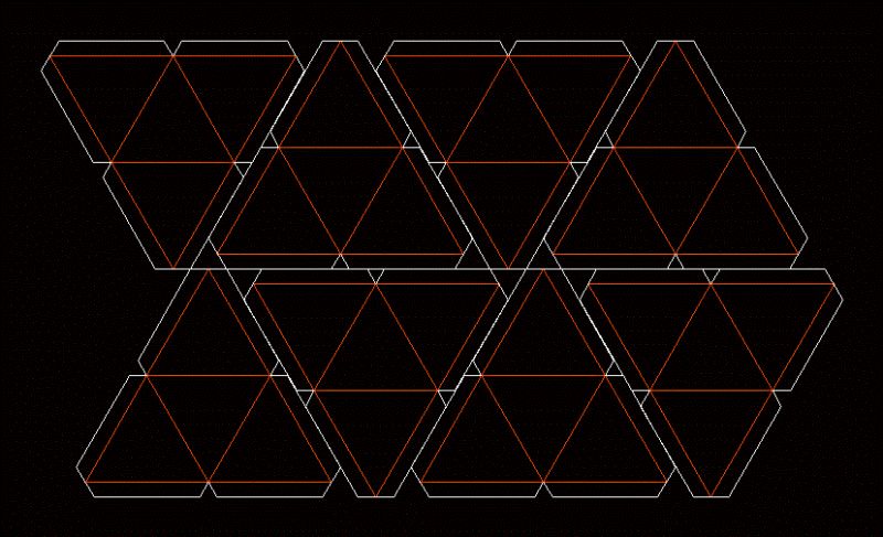 Tetrahedron DWG Block for AutoCAD