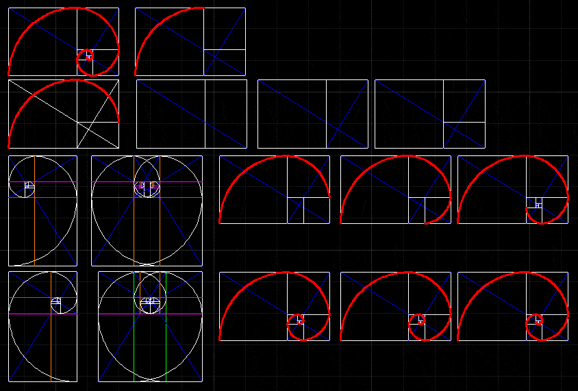 the golden rectangle dwg section for autocad • designscad