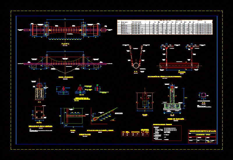 Tipico Aqueduct DWG Detail for AutoCAD