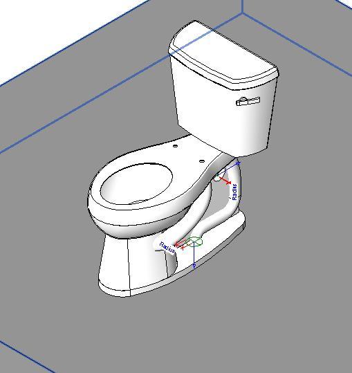 Toilet Bag 3D DWG Model for AutoCAD • Designs CAD