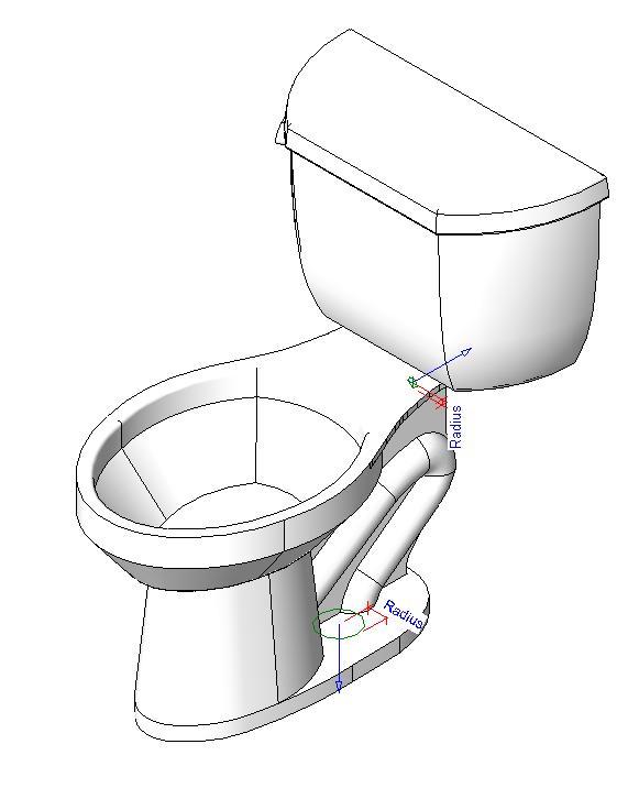 Toilet Bag 3D RFA Model