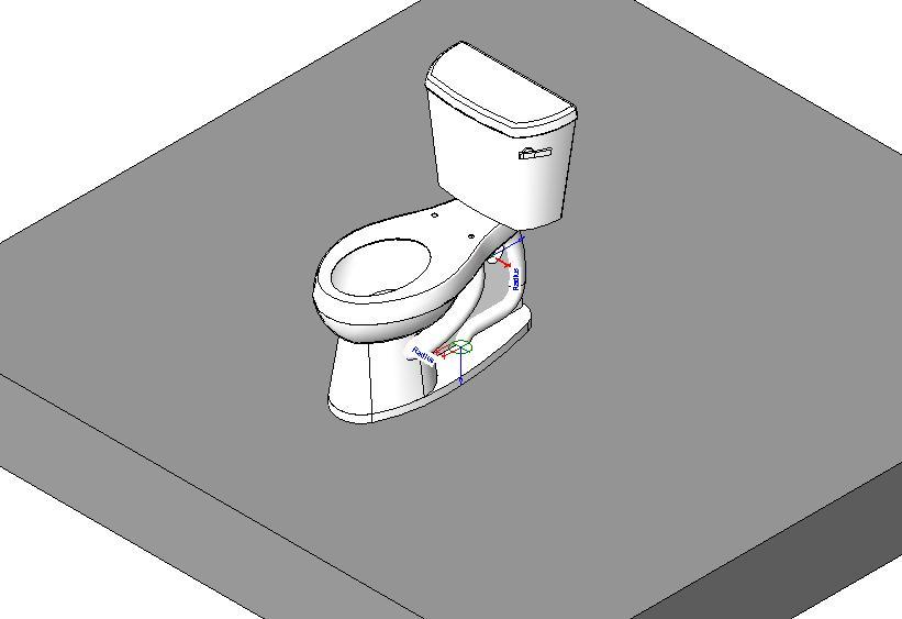 Toilet Bag 3D RFA Model