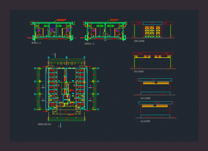 Toilet Block DWG Plan for AutoCAD