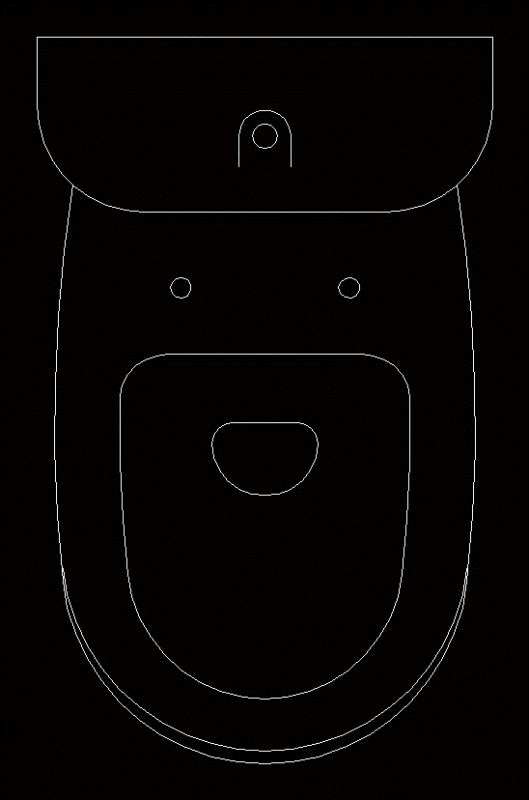 Toilet DWG Block for AutoCAD