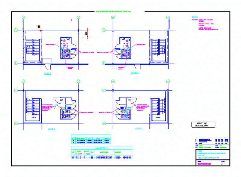 Toilets Ventilations Layout ZIP CAD Drawing