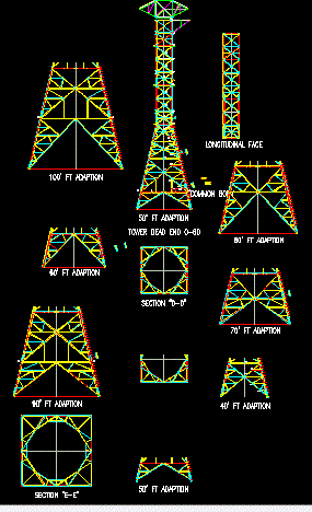 Tower Cfe DWG Block for AutoCAD Designs CAD