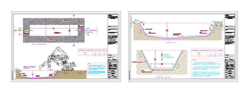 Treatment System DWG Block for AutoCAD
