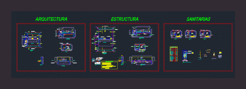 Uptake System Design DWG Block for AutoCAD