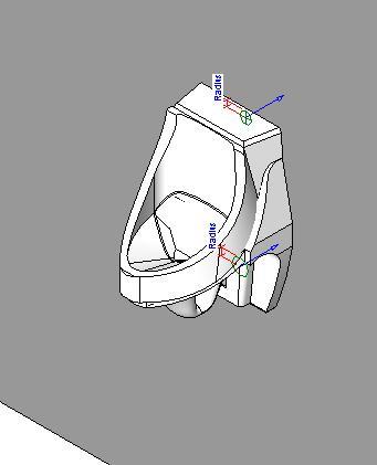 Urinal 3D RFA Model